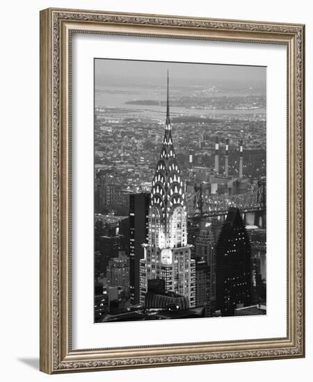 Night Chrysler-Chris Bliss-Framed Photographic Print