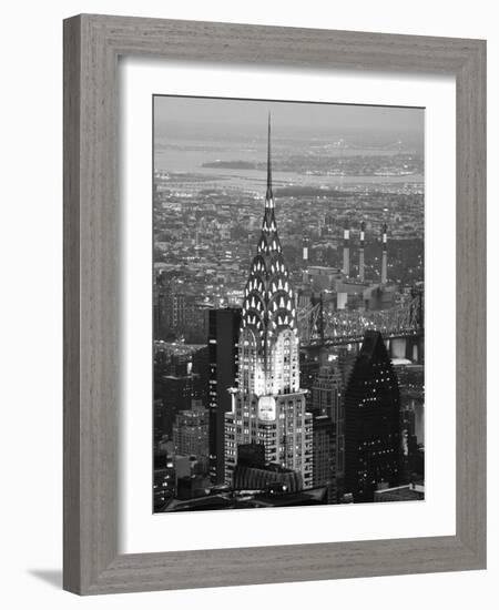 Night Chrysler-Chris Bliss-Framed Photographic Print