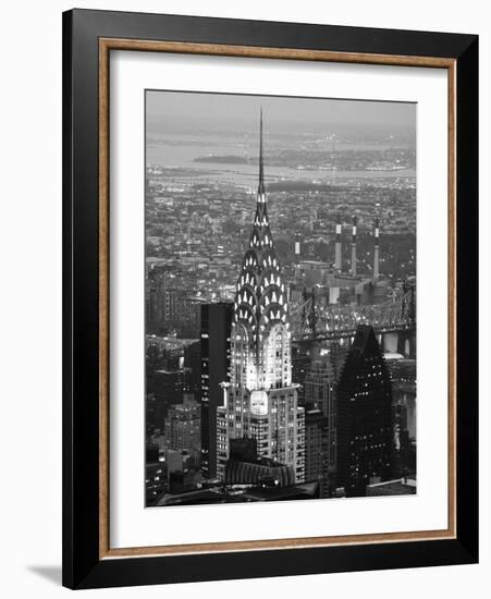 Night Chrysler-Chris Bliss-Framed Photographic Print