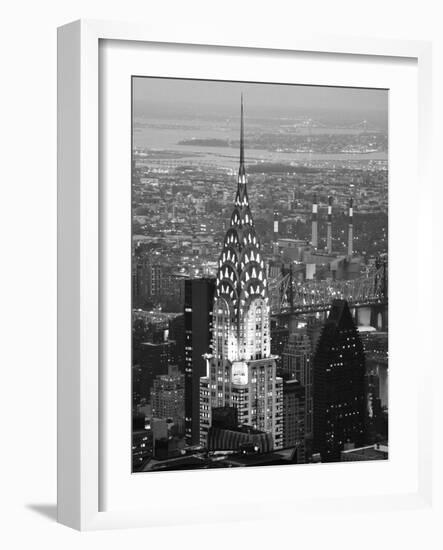 Night Chrysler-Chris Bliss-Framed Photographic Print