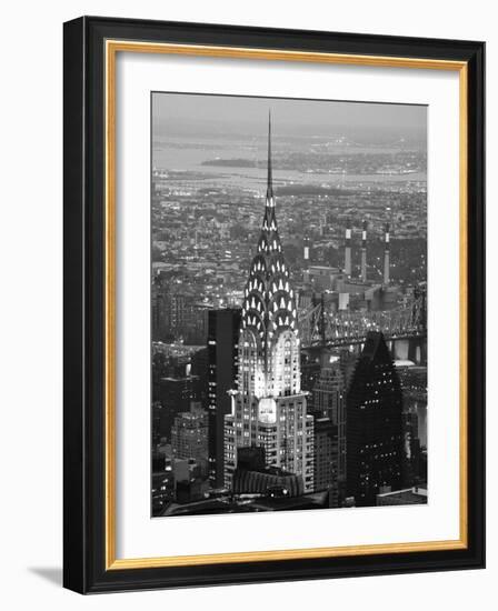 Night Chrysler-Chris Bliss-Framed Photographic Print