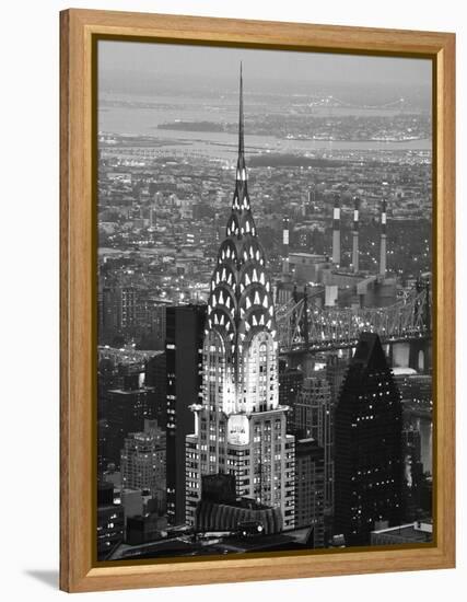 Night Chrysler-Chris Bliss-Framed Premier Image Canvas