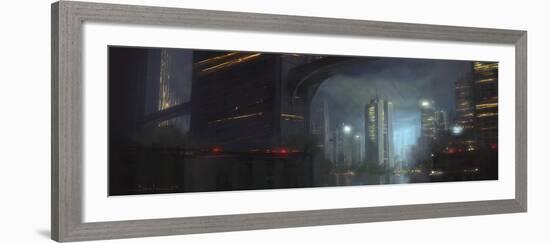 Night City-Stephane Belin-Framed Art Print