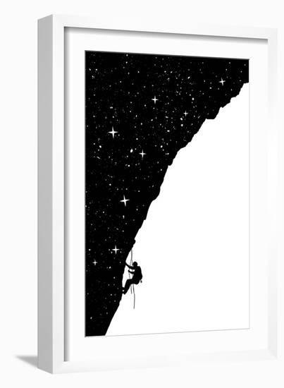 Night Climbing (Bw)-Balazs Solti-Framed Giclee Print