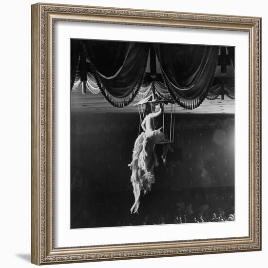 Night Club Dancer Performing a Bird Cage Scene-Yale Joel-Framed Photographic Print