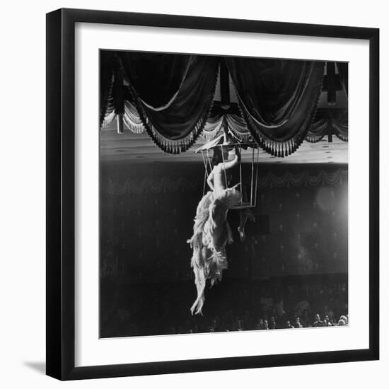 Night Club Dancer Performing a Bird Cage Scene-Yale Joel-Framed Photographic Print