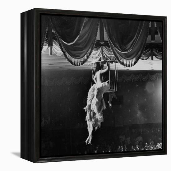 Night Club Dancer Performing a Bird Cage Scene-Yale Joel-Framed Premier Image Canvas