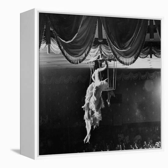 Night Club Dancer Performing a Bird Cage Scene-Yale Joel-Framed Premier Image Canvas