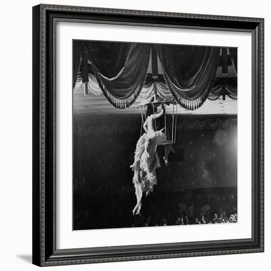 Night Club Dancer Performing a Bird Cage Scene-Yale Joel-Framed Photographic Print