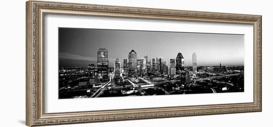 Night, Dallas, Texas, USA--Framed Photographic Print