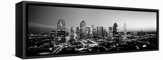 Night, Dallas, Texas, USA-null-Framed Premier Image Canvas