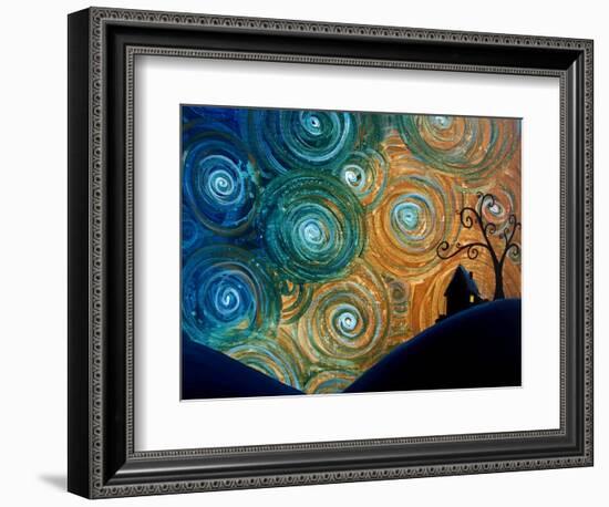 Night Falls-Cindy Thornton-Framed Art Print