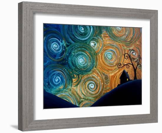 Night Falls-Cindy Thornton-Framed Art Print