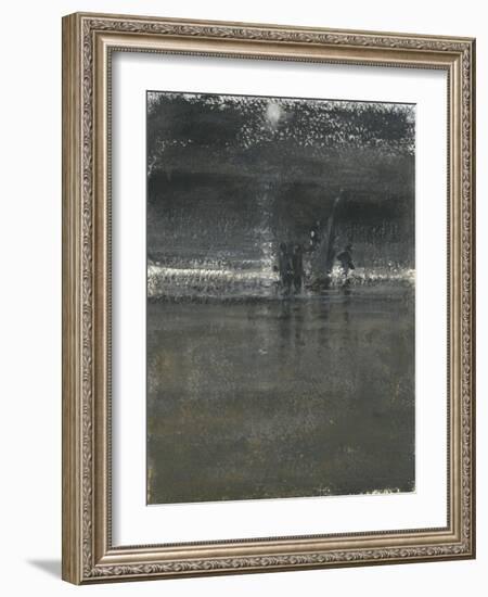 Night Fishing, Sri Lanka, 2015-Lincoln Seligman-Framed Giclee Print