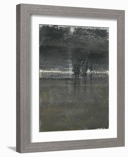 Night Fishing, Sri Lanka, 2015-Lincoln Seligman-Framed Giclee Print