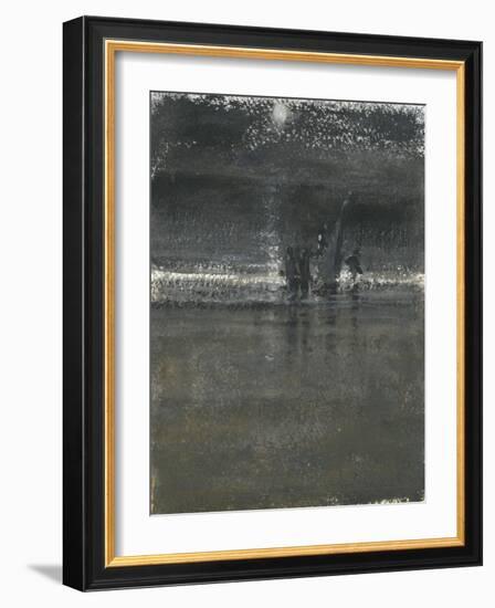 Night Fishing, Sri Lanka, 2015-Lincoln Seligman-Framed Giclee Print