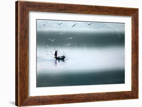 Night Fishing-Paul Powis-Framed Giclee Print