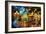 Night Flowers-Leonid Afremov-Framed Premium Giclee Print