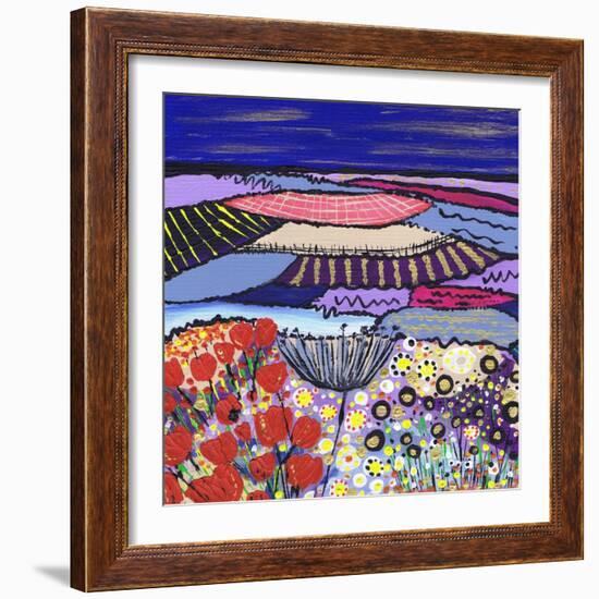 Night Flowers-Caroline Duncan-Framed Giclee Print