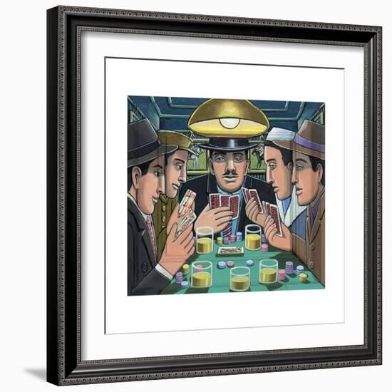 Night Game, 2010-PJ Crook-Framed Giclee Print