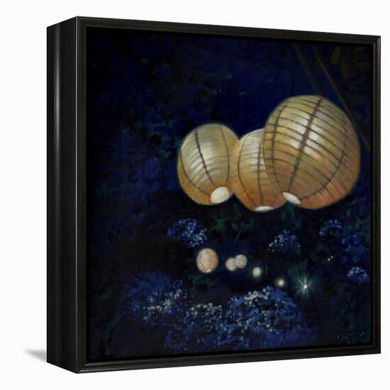 Night Garden I, 2014-Helen White-Framed Premier Image Canvas