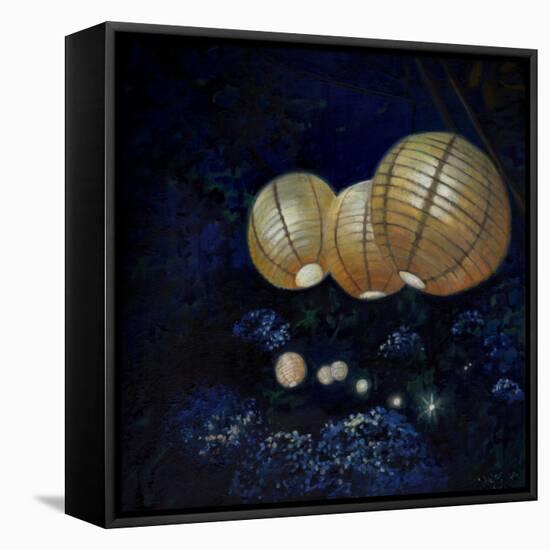 Night Garden I, 2014-Helen White-Framed Premier Image Canvas