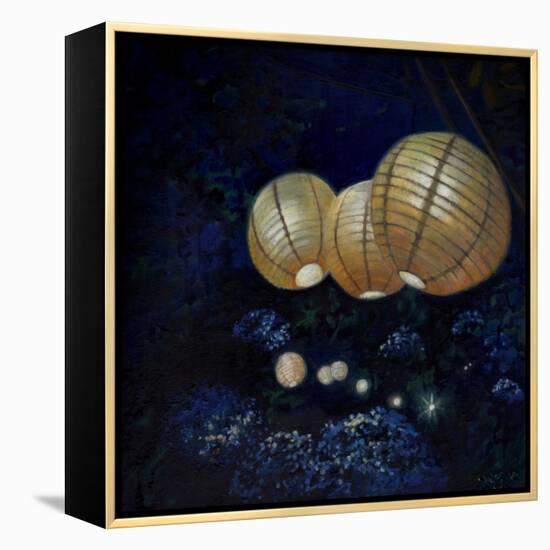 Night Garden I, 2014-Helen White-Framed Premier Image Canvas