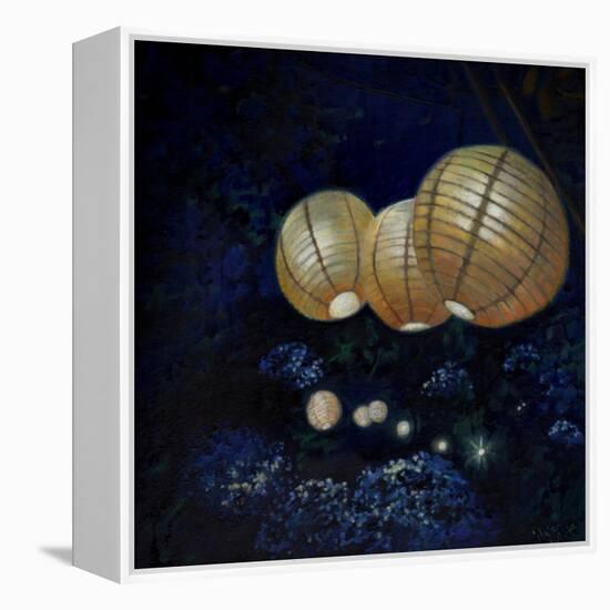 Night Garden I, 2014-Helen White-Framed Premier Image Canvas