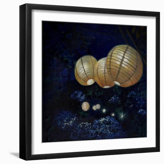 Night Garden I, 2014-Helen White-Framed Giclee Print