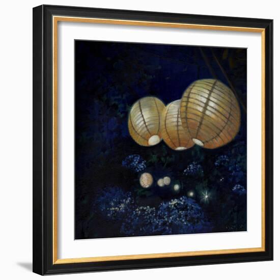 Night Garden I, 2014-Helen White-Framed Giclee Print