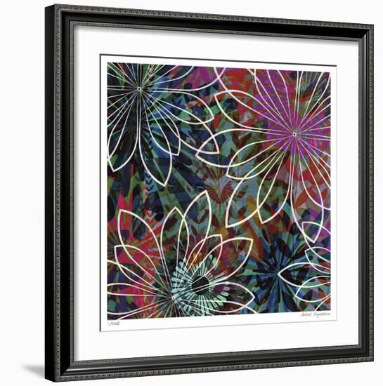 Night Garden I-James Burghardt-Framed Giclee Print