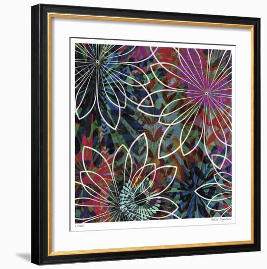 Night Garden I-James Burghardt-Framed Giclee Print