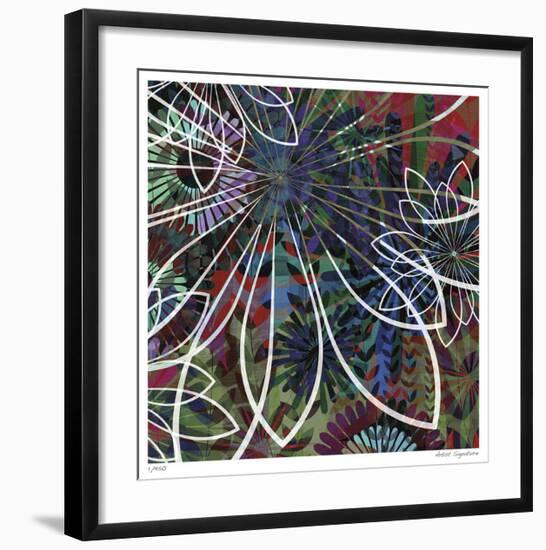 Night Garden II-James Burghardt-Framed Giclee Print