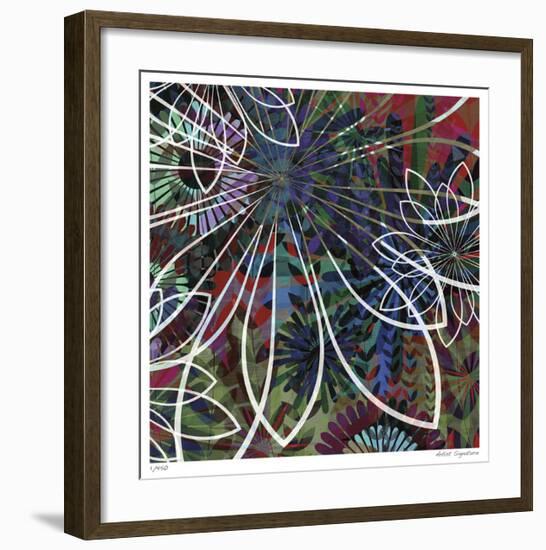 Night Garden II-James Burghardt-Framed Giclee Print