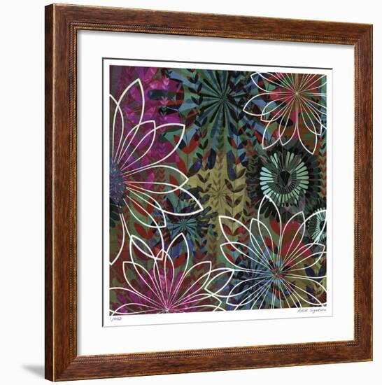 Night Garden III-James Burghardt-Framed Giclee Print