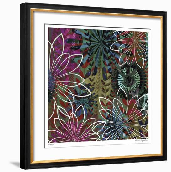 Night Garden III-James Burghardt-Framed Giclee Print