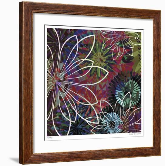 Night Garden IV-James Burghardt-Framed Giclee Print