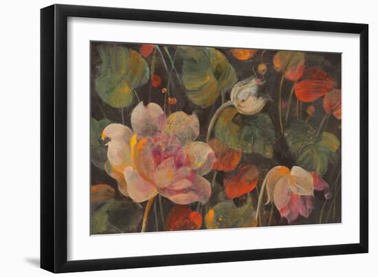 Night Garden v2-Albena Hristova-Framed Art Print