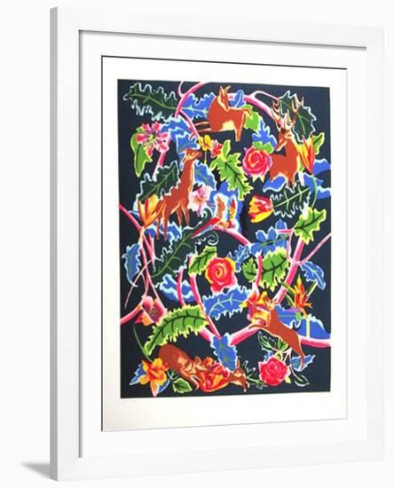 Night Garden-Linda Bastian-Framed Limited Edition