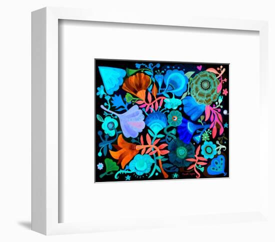 Night Garden-Mercedes Lagunas-Framed Art Print