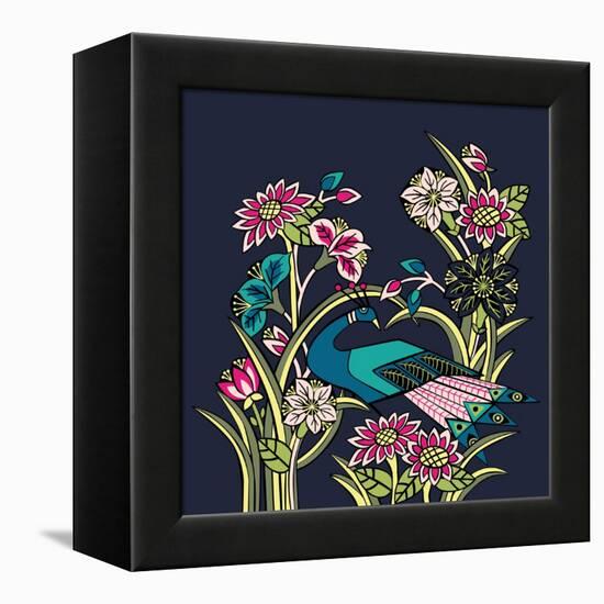 Night Garden-null-Framed Premier Image Canvas