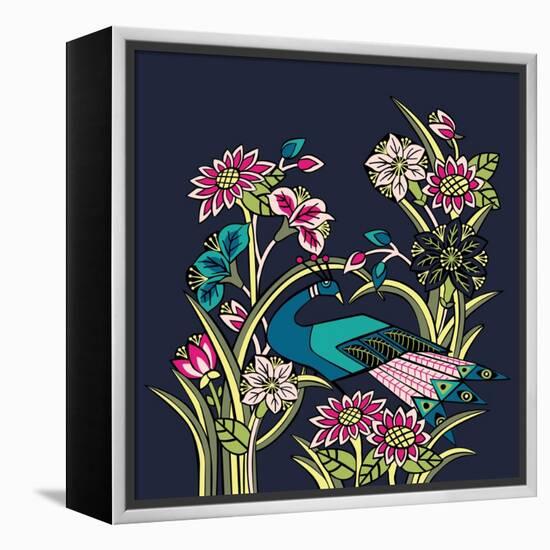 Night Garden-null-Framed Premier Image Canvas