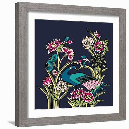 Night Garden-null-Framed Giclee Print