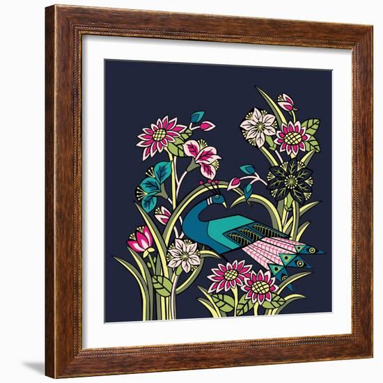 Night Garden-null-Framed Giclee Print