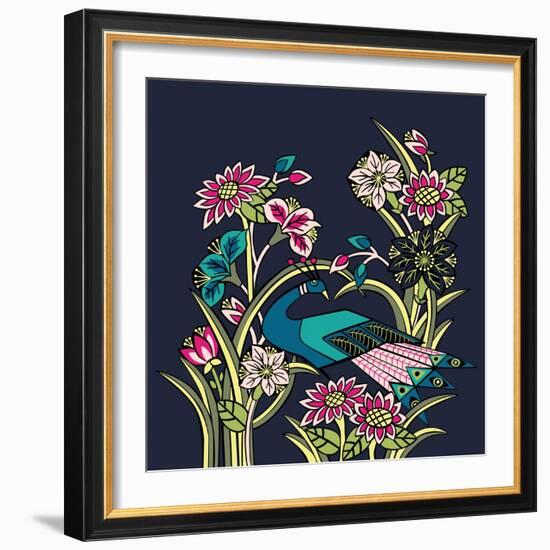 Night Garden-null-Framed Giclee Print