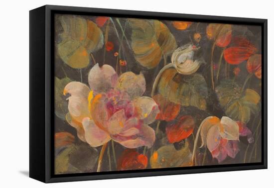 Night Garden-Albena Hristova-Framed Stretched Canvas