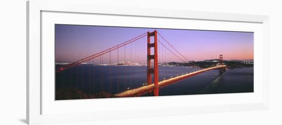 Night Golden Gate Bridge San Francisco Ca, USA-null-Framed Photographic Print