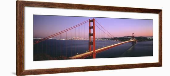 Night Golden Gate Bridge San Francisco Ca, USA-null-Framed Photographic Print