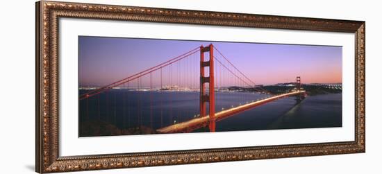 Night Golden Gate Bridge San Francisco Ca, USA-null-Framed Photographic Print