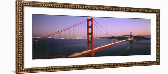 Night Golden Gate Bridge San Francisco Ca, USA-null-Framed Photographic Print